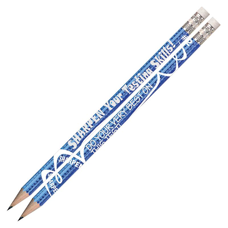 Sharpen Your Testing Skills Motivational Pencils, 12 Per Pack, 12 Packs. Picture 2
