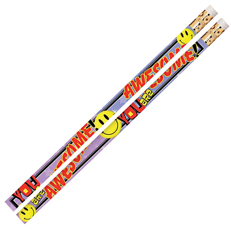 You Are Awesome Motivational Pencils, 12 Per Pack, 12 Packs. Picture 2