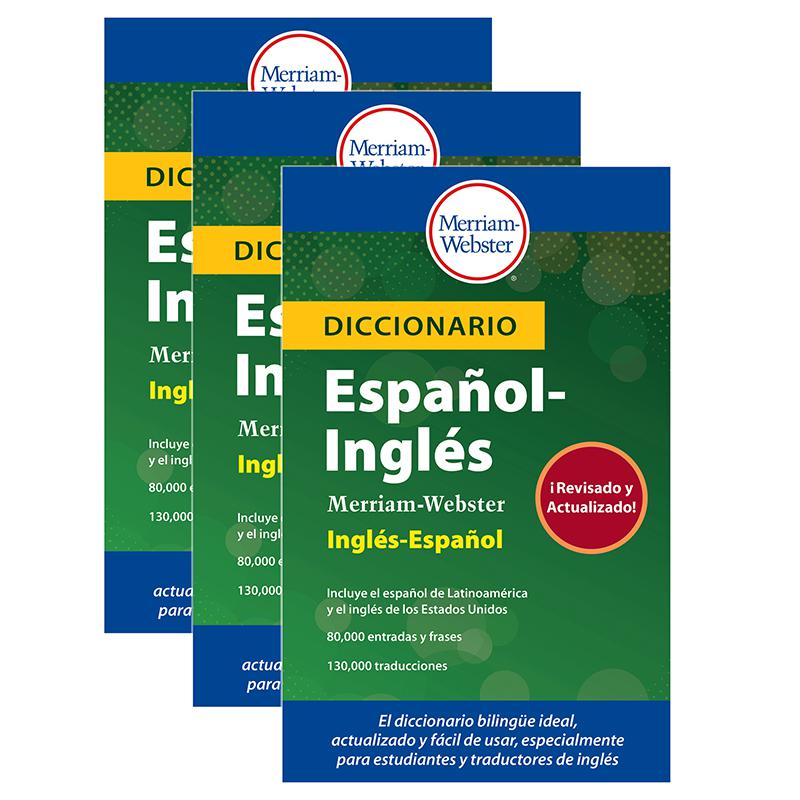 Diccionario Espanol-ingles Merriam-Webster, Pack of 3. Picture 2