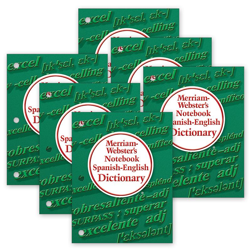 Merriam-Webster's Notebook Spanish-English Dictionary, Pack of 6. Picture 2