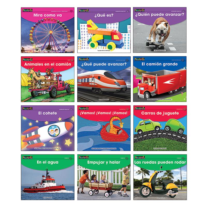 Early Rising Readers Transportation Theme Set, Spanish. Picture 2