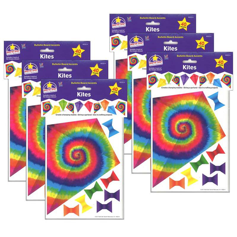 Bulletin Board Accents, Kites - Soar To Your Potential, 40 Per Pack, 6 Packs. Picture 2