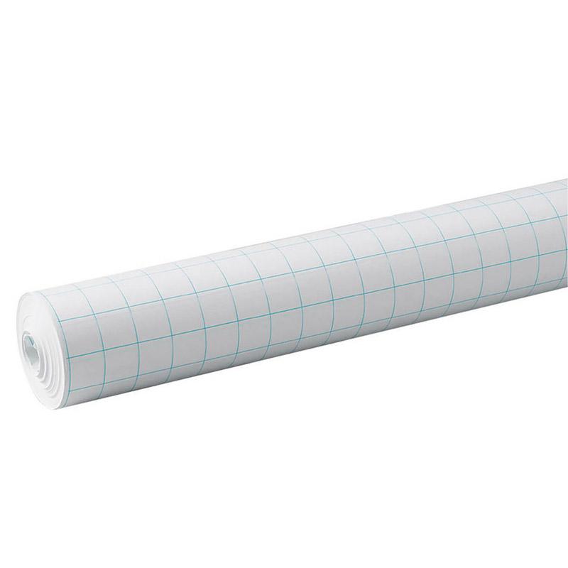 Grid Paper Roll, White, 1" Quadrille Ruled 34" x 200', 1 Roll. Picture 2