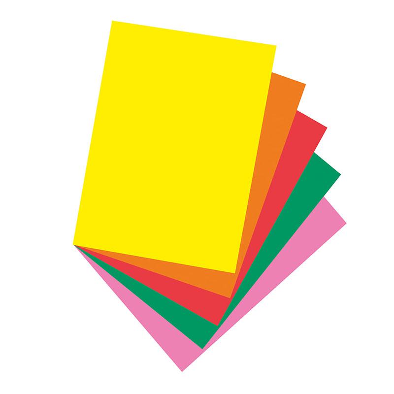 Bright Multi-Purpose Paper, 5 Assorted Colors, 24 lb., 8-1/2" x 11", 500 Sheets. Picture 2