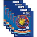 Construction Paper, Royal Blue, 9" x 12", 50 Sheets Per Pack, 5 Packs. Picture 2
