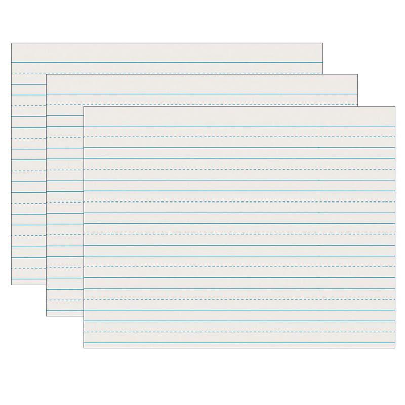 Newsprint Handwriting Paper, Skip-A-Line, Grade 2, 500 Sheets Per Pack, 3 Packs. Picture 2