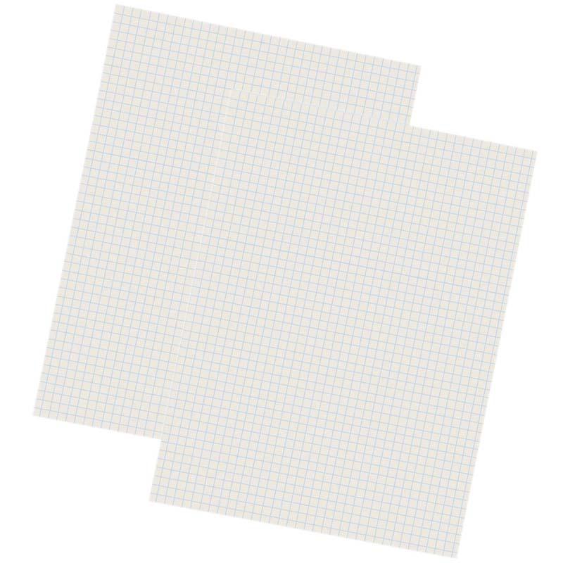 Grid Ruled Drawing Paper, 1/4" Quadrille Ruled, 500 Sheets Per Pack, 2 Packs. Picture 2