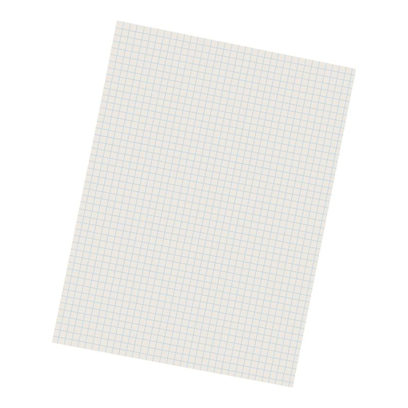 Grid Ruled Drawing Paper, White, 1/4" Quadrille Ruled, 9" x 12", 500 Sheets. Picture 2