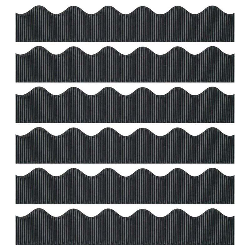 Decorative Border, Black, 2-1/4" x 50', 6 Rolls. Picture 2