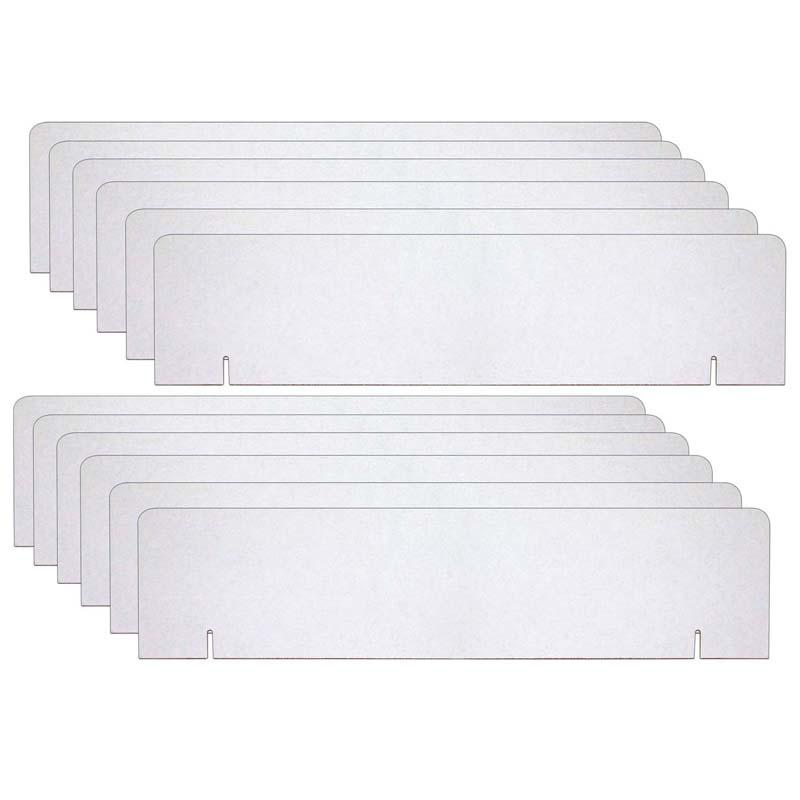 Presentation Board Headers, White, 36" x 9.5", Pack of 12 Boards. Picture 2