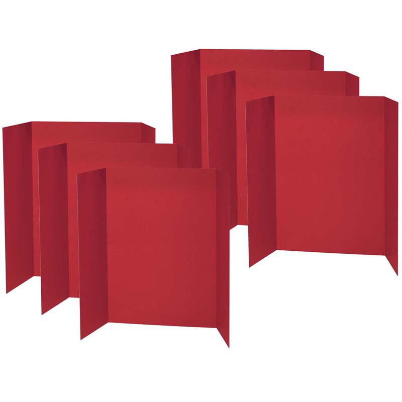 Presentation Board, Red, Single Wall, 48" x 36", Pack of 12. Picture 2