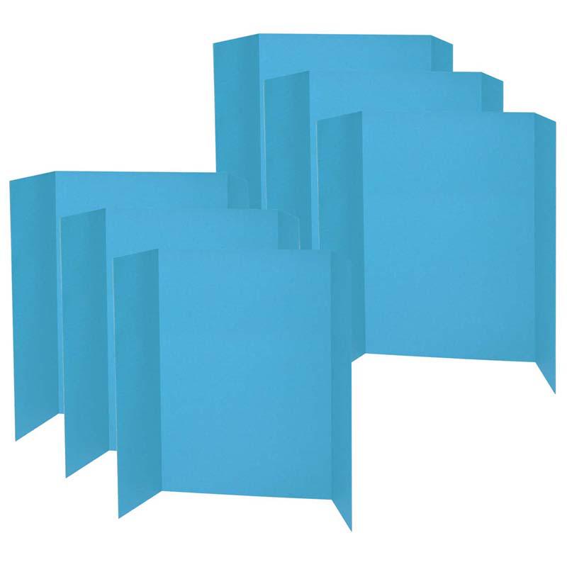 Presentation Board, Sky Blue, Single Wall, 48" x 36", Pack of 6. Picture 2