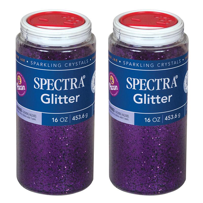 Glitter, Purple, 1 lb. Per Jar, 2 Jars. Picture 2