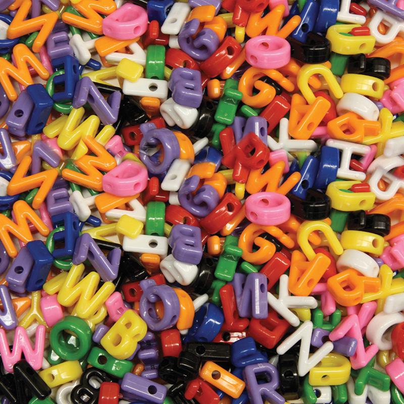 Shaped Beads, Upper Case Letters, Approx. 7/8", 288 Pieces. Picture 2