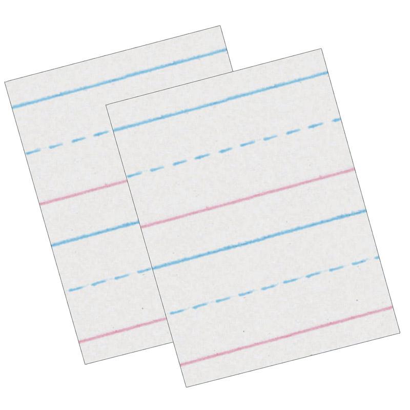 Sulphite Handwriting Paper, Dotted Midline, Grade 1, 500 Sheets Per Pack 2 Packs. Picture 2