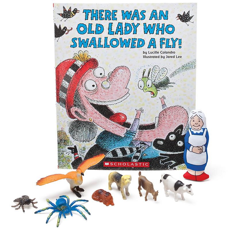 There Was an Old Lady Who Swallowed a Fly! 3-D Storybook. Picture 2