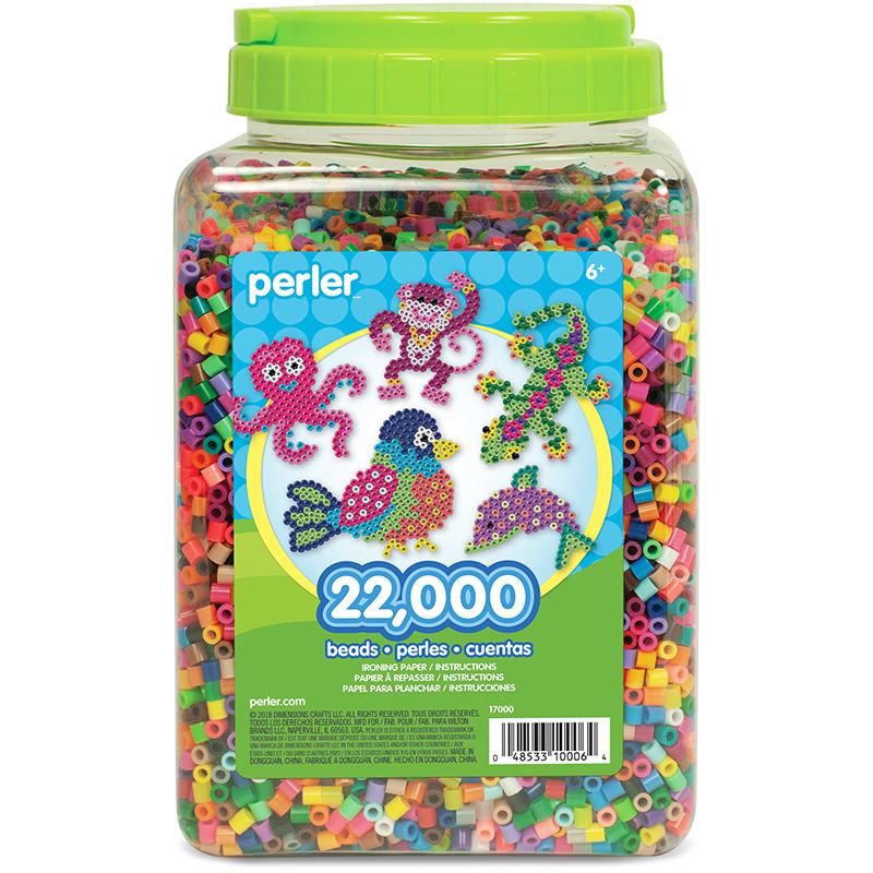Multi-Mix Fuse Beads Jar, Pack of 22000. Picture 2