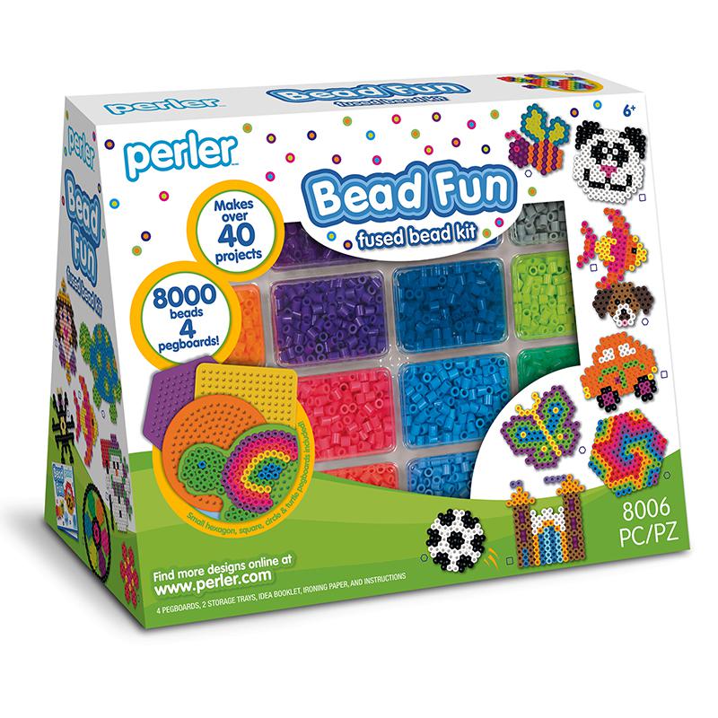 Bead Fun Fused Bead Activity Kit & Storage Trays, 8006 Pieces. Picture 2