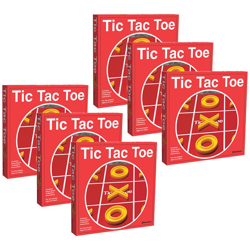 Tic Tac Toe Board Game, Pack of 6. Picture 2