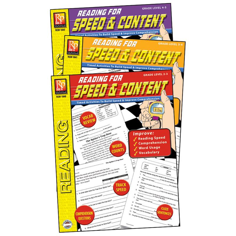 Reading for Speed & Content 3-Book Set. Picture 2