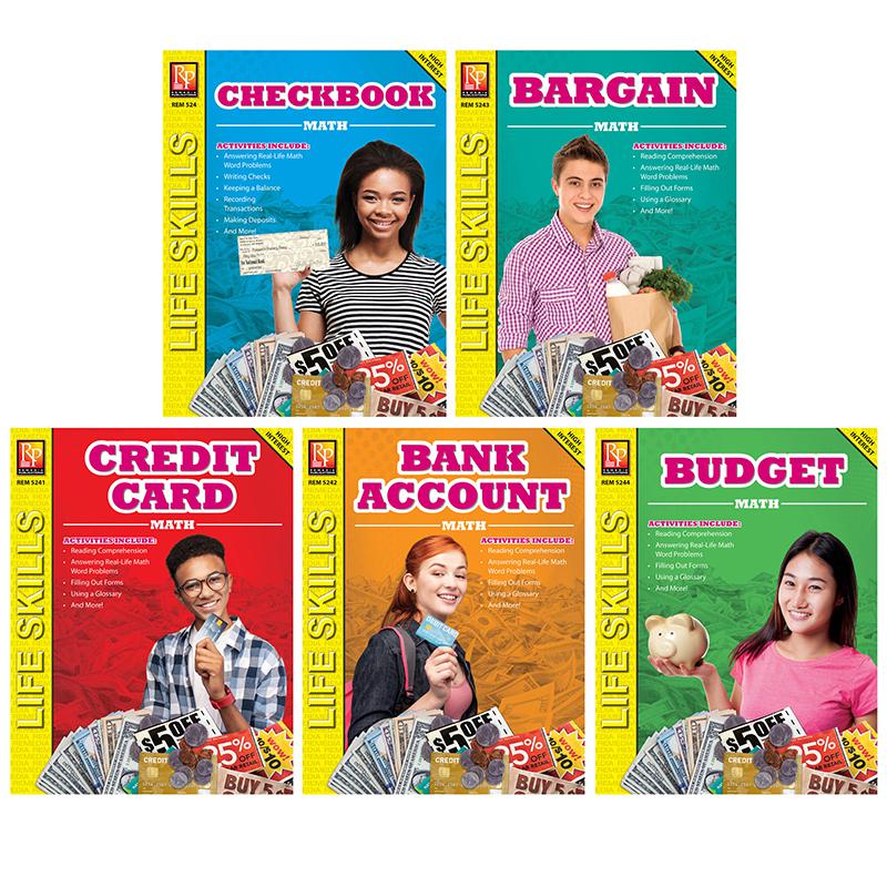 Life Skills Math Series, Set of 5. Picture 2