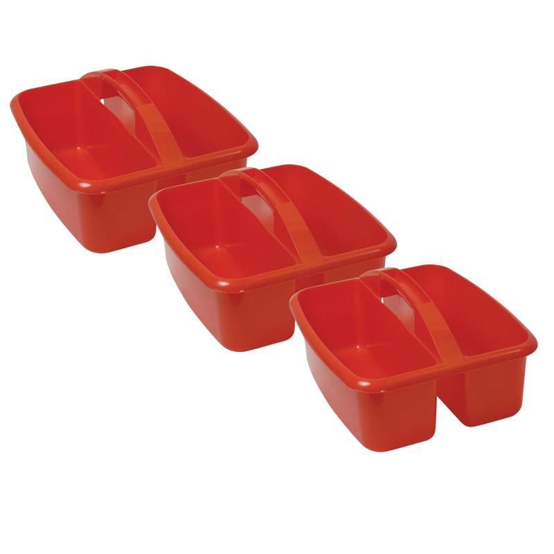 Large Utility Caddy, Red, Pack of 3. Picture 2