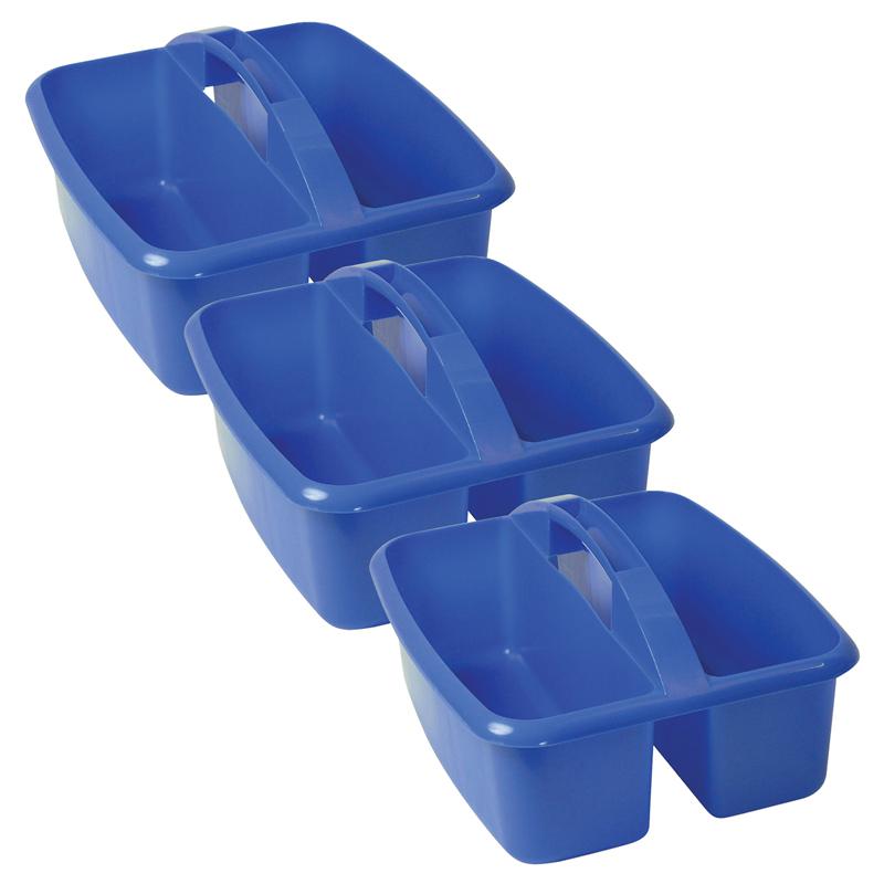 Large Utility Caddy, Blue, Pack of 3. Picture 2