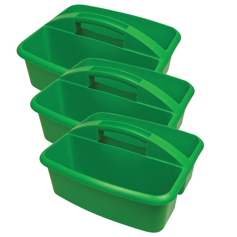 Large Utility Caddy, Green, Pack of 3. Picture 2