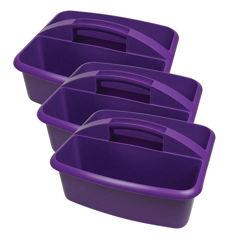 Large Utility Caddy, Purple, Pack of 3. Picture 2
