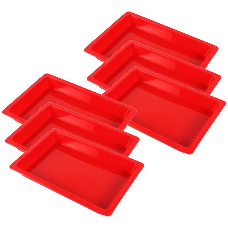Small Creativitray, Red, Pack of 6. Picture 2