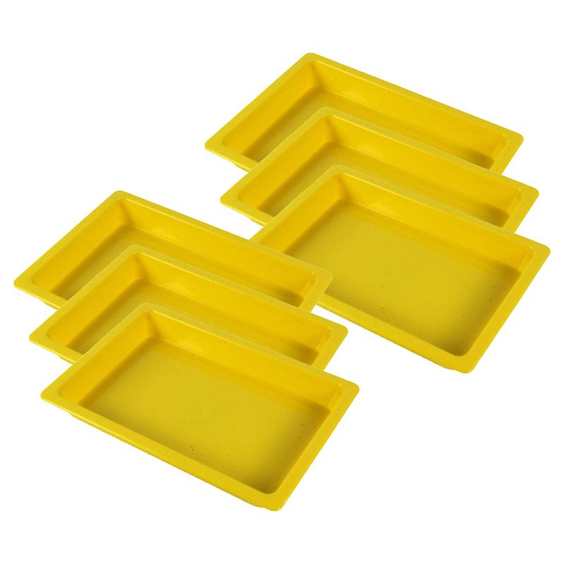 Small Creativitray, Yellow, Pack of 6. Picture 2