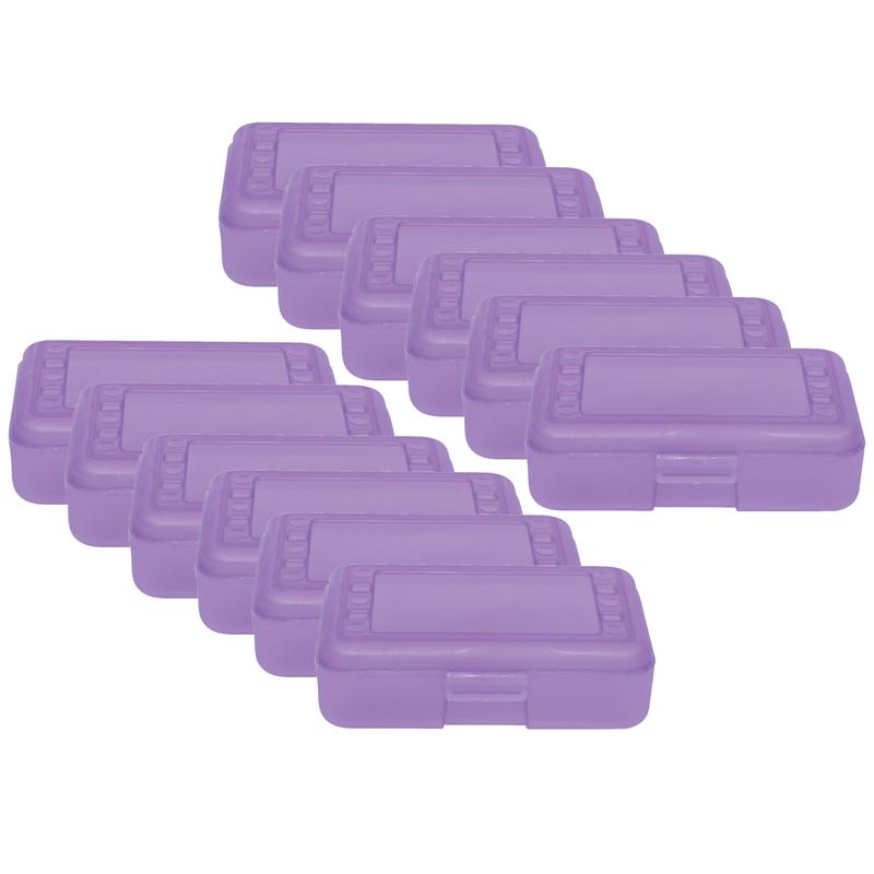 Pencil Box, Grape, Pack of 12. Picture 2