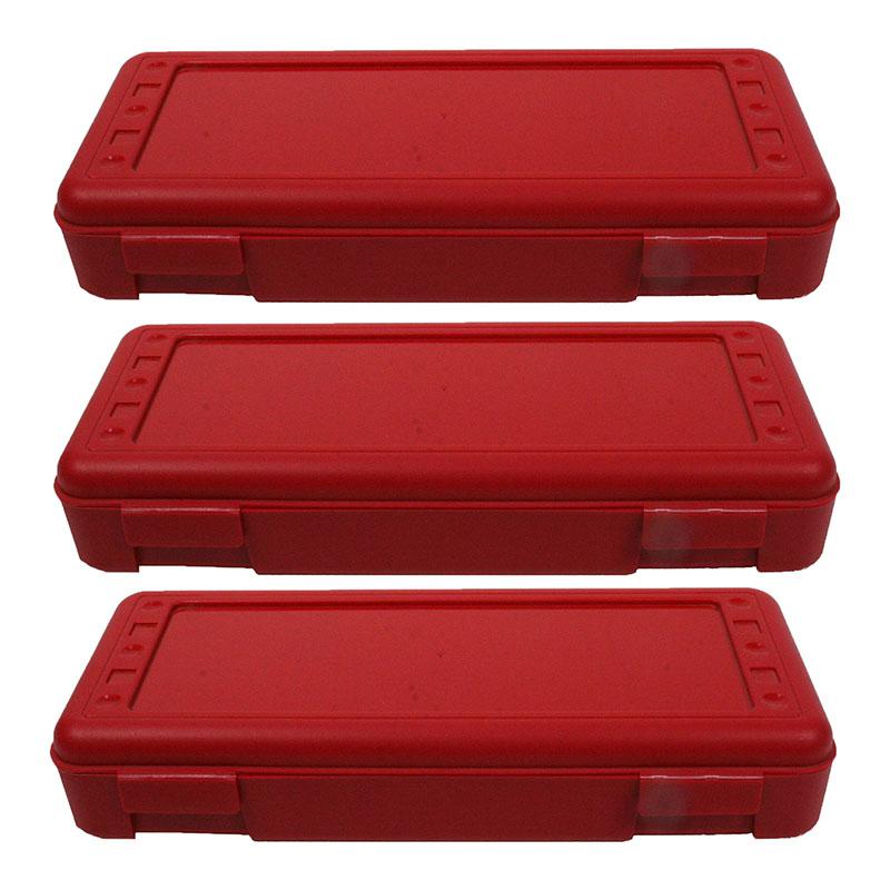 Ruler Box, Red, Pack of 3. Picture 2