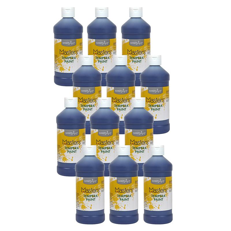 Little Masters Tempera Paint, Violet, 16 oz., Pack of 12. Picture 2
