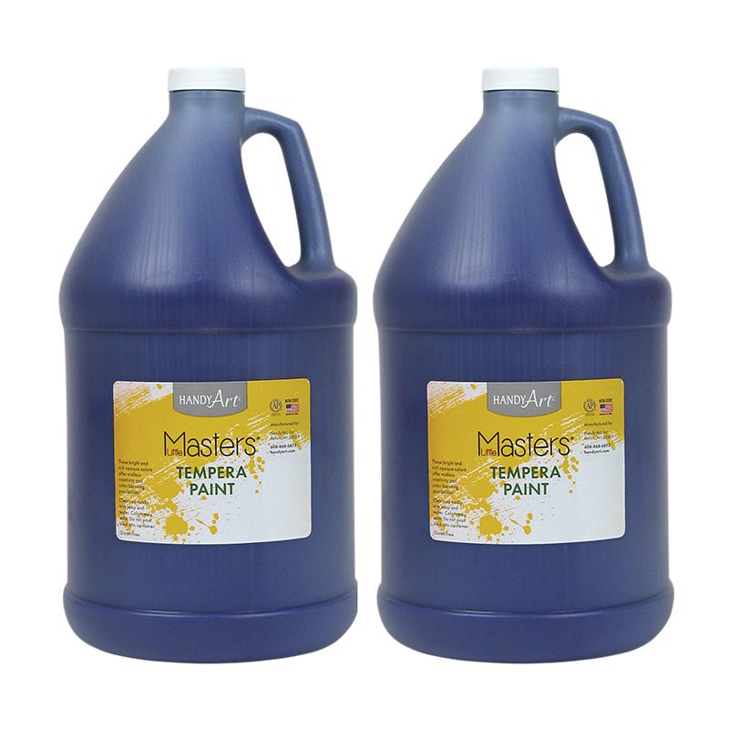 Little Masters Tempera Paint, Violet, Gallon, Pack of 2. Picture 2