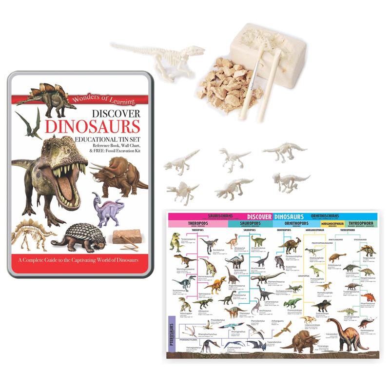 Wonders of Learning Tin Set, Discover Dinosaurs. Picture 2