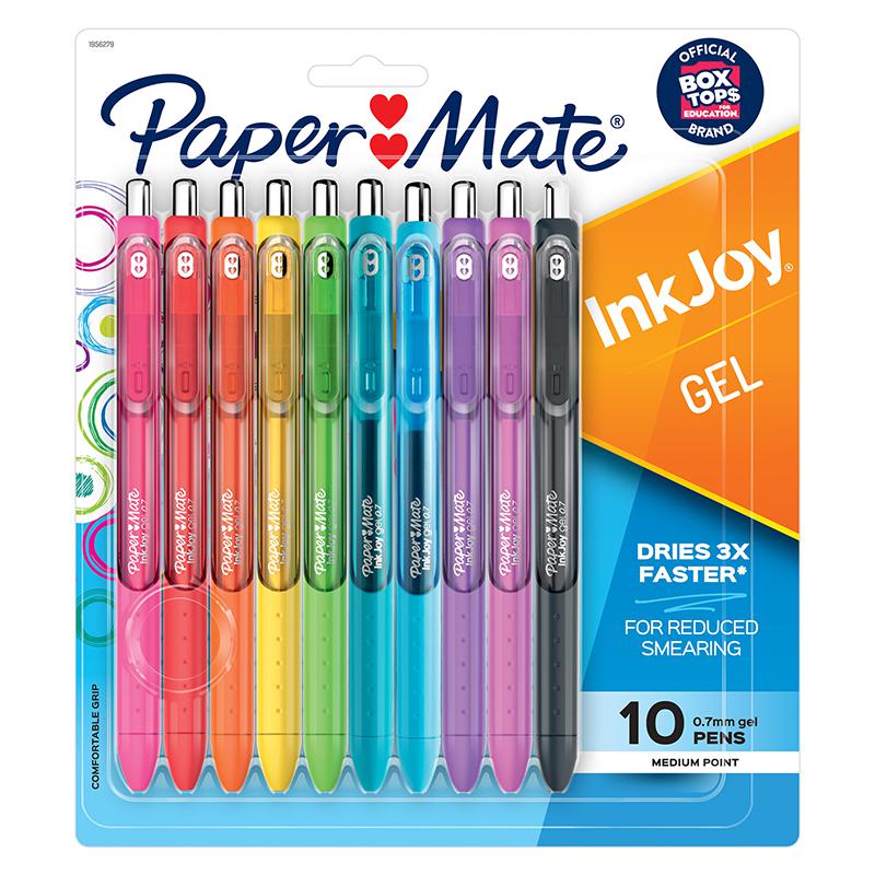 InkJoy Gel Pens, Medium Point, Assorted, 10 Count. Picture 2