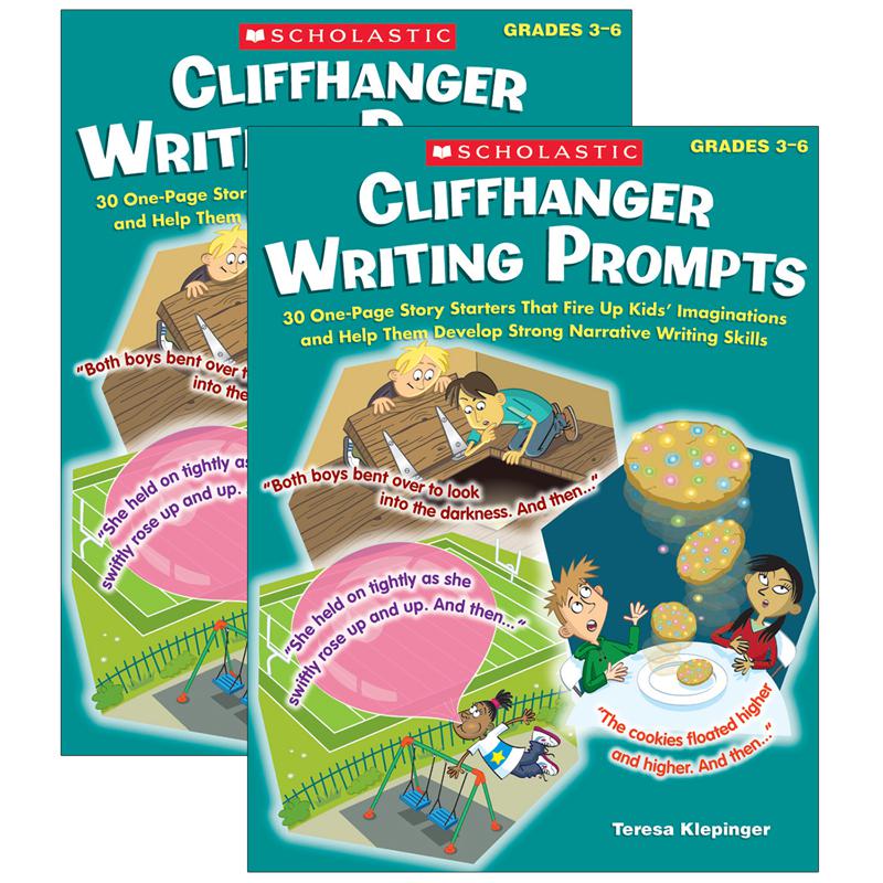 Cliffhanger Writing Prompts Book, Pack of 2. Picture 2