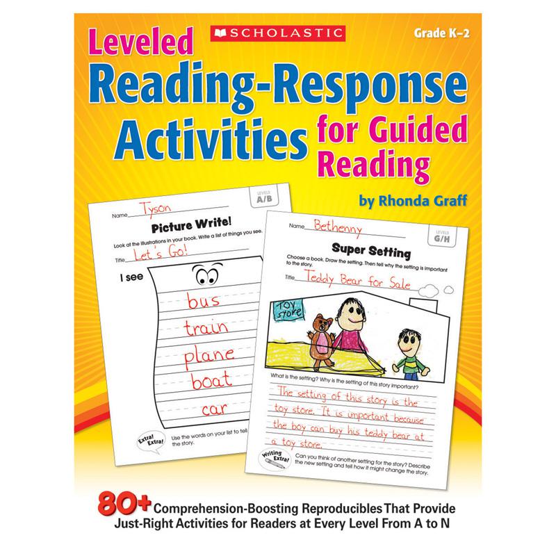 Leveled Reading Response Activities for Guided Reading, Grade K-3. Picture 2