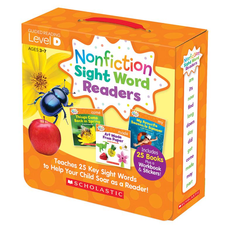 Nonfiction Sight Word Readers Set, Level D, Set of 25 Books. Picture 2