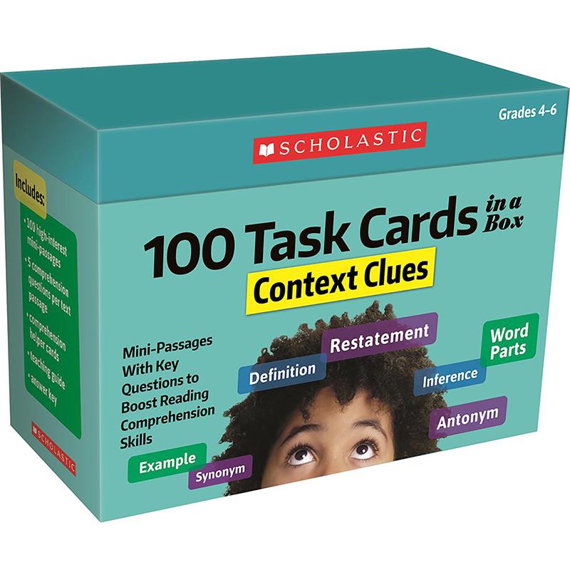 100 Task Cards in a Box: Context Clues. Picture 2