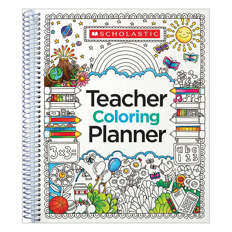 Teacher Coloring Planner. Picture 2