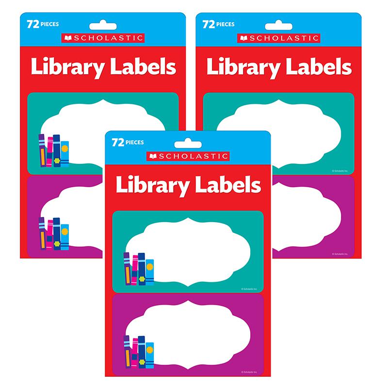 Library Labels Accents, 72 Per Pack, 3 Packs. Picture 2