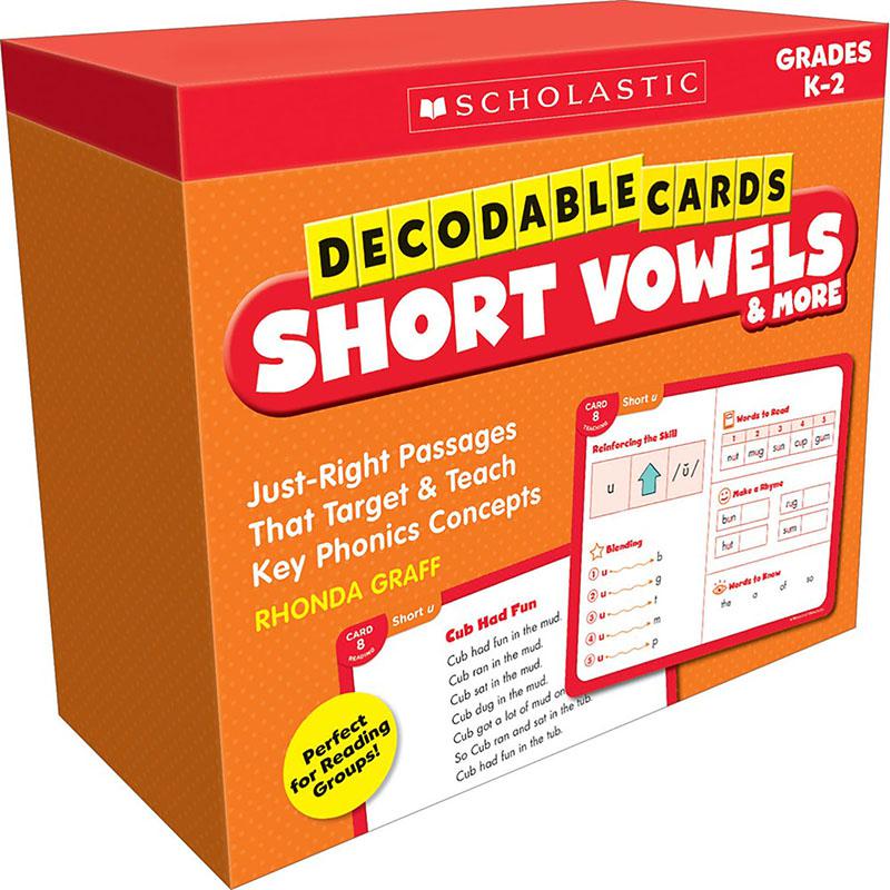 Decodable Cards: Short Vowels & More. Picture 2