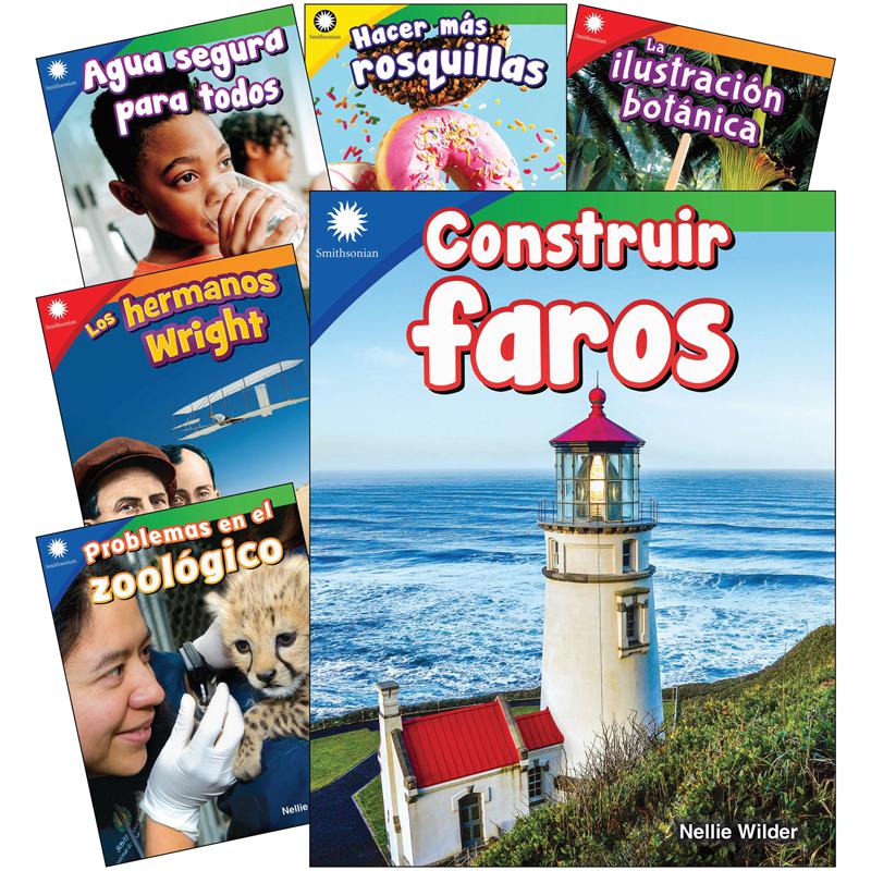 Smithsonian Informational Text Creative Solutions Spanish Grades K-1: 6-Book Set. Picture 2