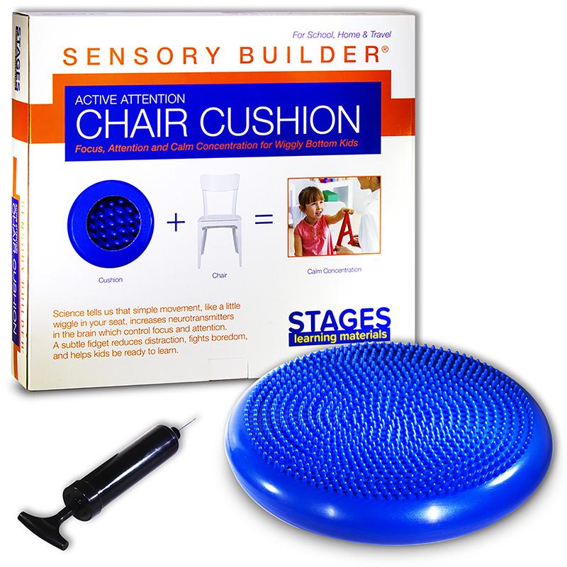 Sensory Builder: Wiggle Cushion (Blue). Picture 2