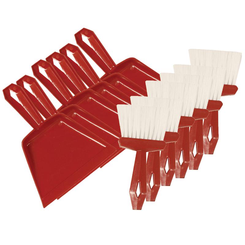Dust Pan & Whisk Broom Set, Pack of 6. Picture 2