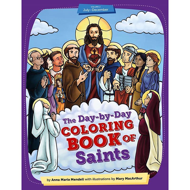 Day-by-Day Coloring Book of Saints Volume 2. Picture 2