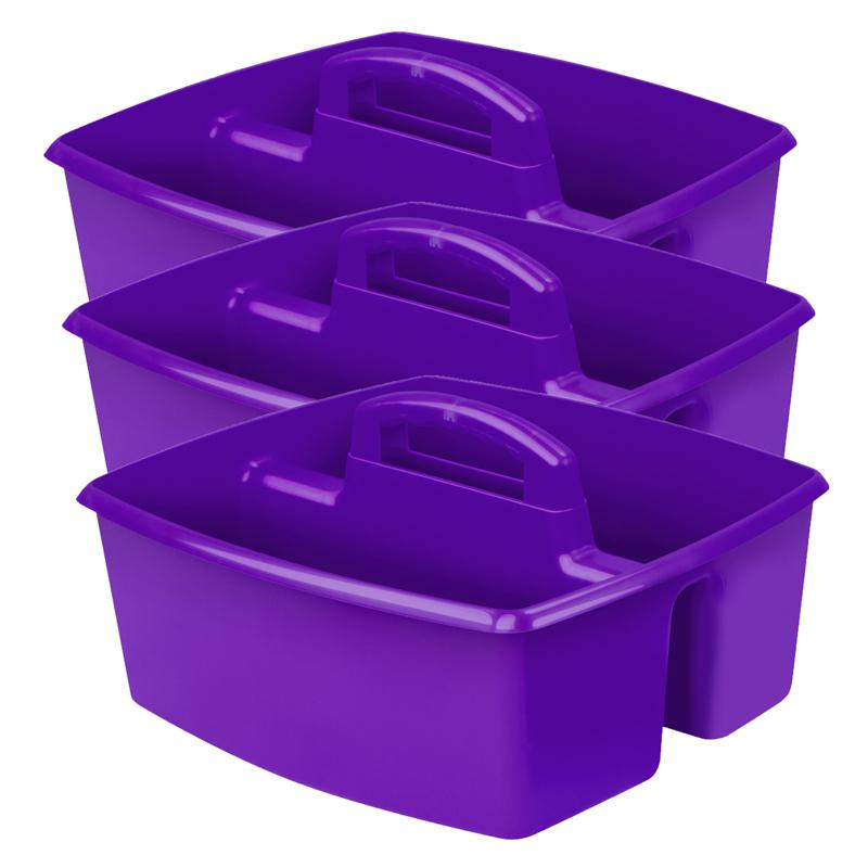Large Caddy, Purple, Pack of 3. Picture 2