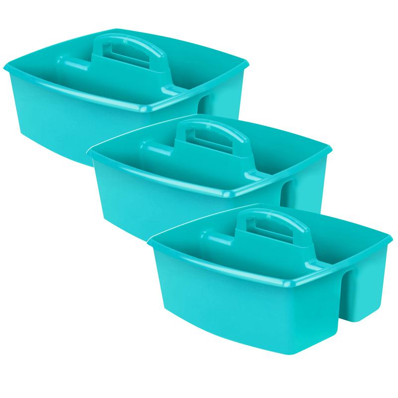 Large Caddy, Teal, Pack of 3. Picture 2